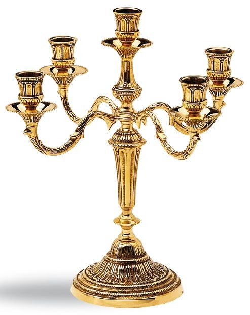 Канделябр "Луи XI" (5 свечей) Stilars Gold 00203