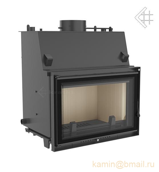 Топка с водяным контуром OLIWIA/PW/22/W/DECO, змеевик