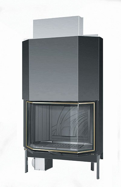 Cristal 401 A pack B каминная топка с противодымной камерой